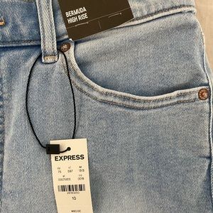 Express Bermuda High-Rise Shorts Size 10
